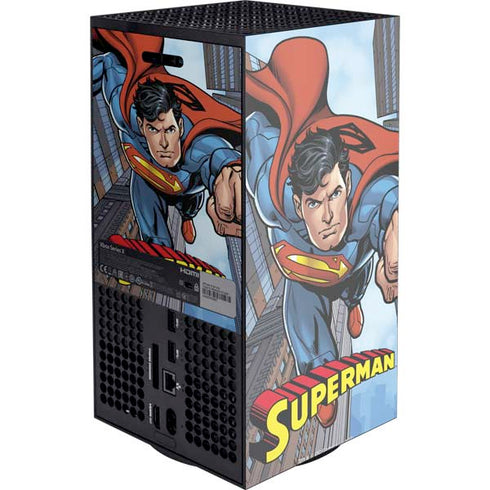 DC Comics Superman Flying Pose XBox Series X Digital Edition Console Skin